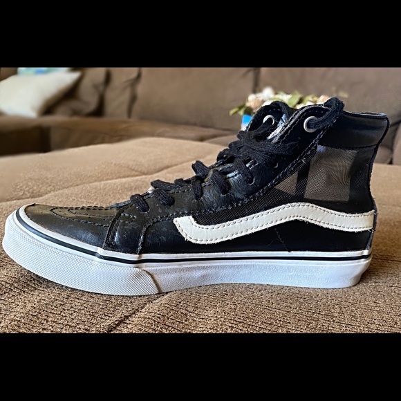 Vans Unisex SK8-Hi Slim Black Cutout - Picture 2 of 7